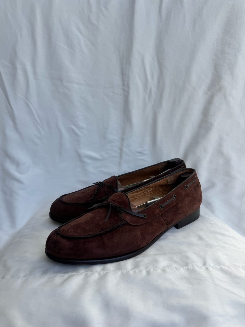 Men's Brown Suede Moccasin Loafers